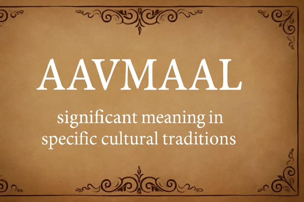 Aavmaal
